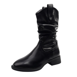 Stivaletti <span class=keywords><strong>Chelsea</strong></span> da <span class=keywords><strong>Donna</strong></span> in Morbida Pelle Microfibra, Tacco Sottile, Punta Affusolata, Nuovo Stile Invernale, Slip-On con Tacco Alto - Product Image 6