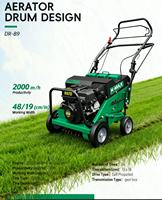 Aireador de Tambor de Alta Eficiencia de 7HP y 212CC con Ruedas de Accionamiento Externo |   Elimina el deslizamiento de la rueda central y los daños de las rampas