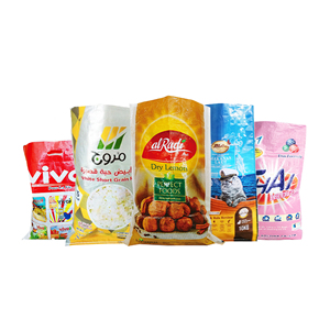 Sacs en polypropylène BOPP imprimés certifiés qualité alimentaire 50 kg sur mesure pour riz, céréales, aliments pour animaux et <span class=keywords><strong>engrais</strong></span> - Product Image 1