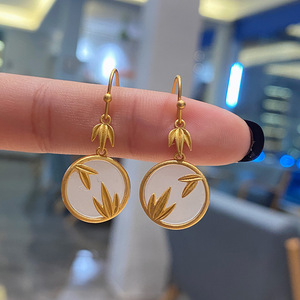 Orecchini Pendenti in Stile Vintage, Gioielli Eleganti e Minimalisti per Donne - Product Image 1