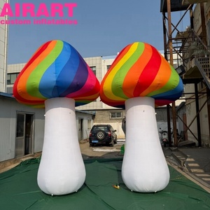 Champignon gonflable géant personnalisé avec <span class=keywords><strong>impression</strong></span> éclatante pour la décoration d'événements sur le thème du pays des merveilles - Product Image 2