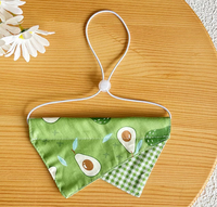 Bandana triangulaire personnalisée pour chiens et chats, motif color block, design d'usine sur mesure, accessoire doux et lavable