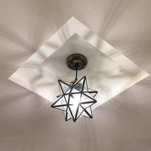 American Style Five-Pointed Star Chandelier Creative Personalized Simple Bedroom Bar <b>Dining</b> Room Lighting Entrance Hallway <b>Light</b> - Product Image 4