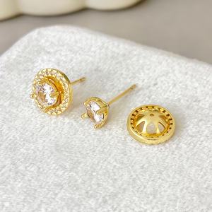 Minimalist Jewelry Women's Gold Plated <b>Stud</b> <b>Earrings</b> Turtle Elephant Star Pearl <b>Earrings</b> for Gift - Product Image 6