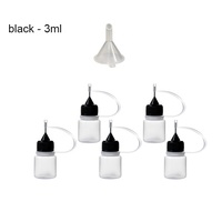 Applicateur de colle à aiguille de 3-100ML, 1 pièce, bouteille avec entonnoir pour le perçage du papier, outil artisanal de bricolage et de Scrapbooking