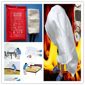 1M * 1M <span class=keywords><strong>EN</strong></span> 1869消防玻璃纤维紧急安全防火毯厨房或医院用防火毯 - Product Image 3