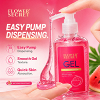 FLOWER SECRET Gel Post-Épilation Pastèque 250g Apaisant Hydratant Réparateur Non Collant OEM Marque Privée