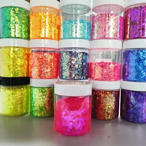 Wholesale High Quality Bulk Polyester Glitter For Sparkling Neon Colors