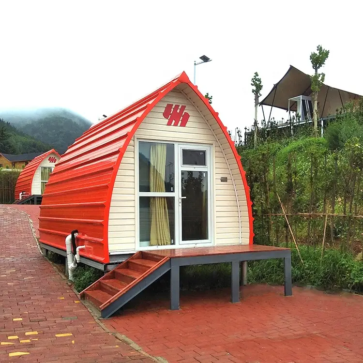 Une maison Portable au Design de luxe construite sur un camp, AH-AL010