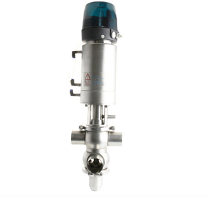 Thép Không Gỉ Khí Nén MixProof Van Đôi Ghế Với Đầu Thông Minh - Product Image 3