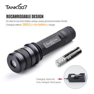 TANK007 CI02 Uniform Light Torch Criminal Scene Investigation Forensic Inspection Lamp Rechargeable 455nm Blue Light <strong>Flashlight</strong> - Product Image 4