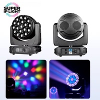 Luz Móvil LED Zoom Bee Eye de 19x30W, RGBW DMX512, Iluminación de Escenario para Eventos y Fiestas