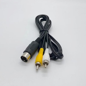 Câble AV pour <span class=keywords><strong>Sega</strong></span> Megadrive 1 MD1 et <span class=keywords><strong>Master</strong></span> System câble RCA pour Mega Drive pour Genesis câble de plomb vidéo AV 1.8m - Product Image 4