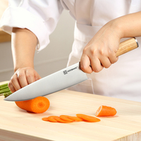 Ensemble de couteaux de cuisine professionnels 7 pièces en acier inoxydable en acier allemand Sashimi Nakiri Santoku Chef utilitaire couteaux d'office boîte-cadeau