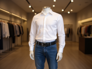 Cintura in Pelle da Uomo 4.0cm con Fibbia in Lega e Chiusura a Perno, Stile Casual - Product Image 2