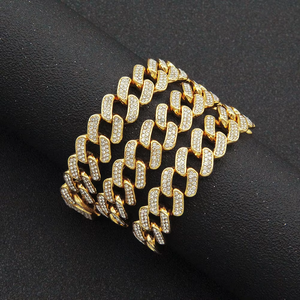 Cool Full <b>Cuban</b> <b>Chain</b> Bracelet Bracelet Jewelry Hipster Connector Personalized Fashion Bracelet Jewelry Tanjing - Product Image 2