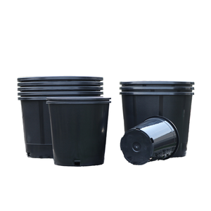Grand plateau de jardin pour pépinière en PP noir recyclé du fournisseur en gros kit de jardinière d'<span class=keywords><strong>arbre</strong></span> <span class=keywords><strong>à</strong></span> fleurs de 1-3-5-6-7-10-15 gallons pour usage domestique - Product Image 1
