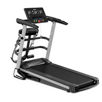 Tapis roulant multifonctionnel pour salle de sport à domicile, 2,0 CV, pliable, écran LCD, vitesse de 12,8 km/h