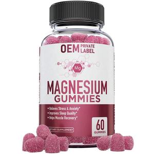 Gummies de magnésium à marque privée 770 MG Citrate de magnésium favorisant le calme et améliorant le sommeil & Gummies de magnésium glycinate pour la détente - Product Image 1