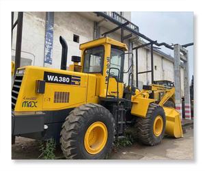 Kompetitif digunakan <span class=keywords><strong>Komatsu</strong></span> pemuat depan WA380 digunakan <span class=keywords><strong>Komatsu</strong></span> 380 16T roda hidrolik pemuat depan - Product Image 1