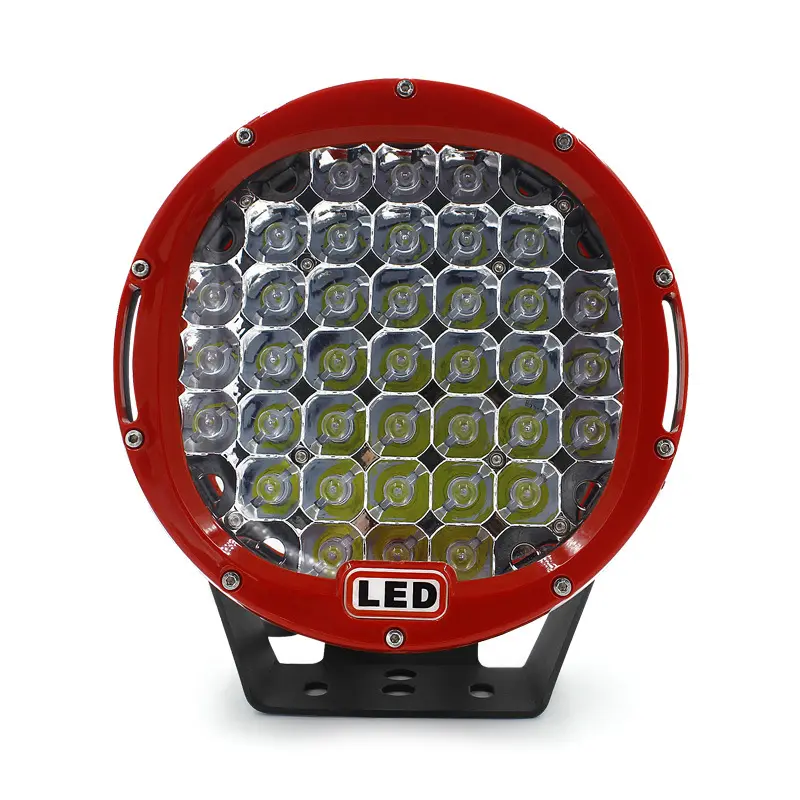 Foco LED redondo 4x4 de 9 pulgadas, haz puntual blanco frío para 4WD SUV ATV, luz de conducción de parachoques de coche todoterreno