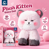 Jouet en peluche interactif pour les acheteurs en gros, animal en peluche électronique avec son et mouvement, jouets apaisants pour enfants