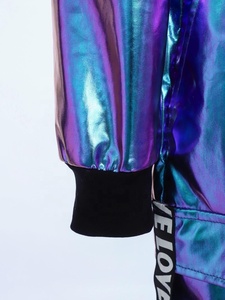 Tenues de danse hip-hop pour filles de 6 à 16 ans, haut et pantalon métalliques, vêtements de danse moderne, jazz, street, standard, latin, costumes d'entraînement - Product Image 4