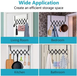 Toproona — porte-serviettes mural pour salle de bain, penderie et chapeau, organisateur, sac à <span class=keywords><strong>ceinture</strong></span>, 2019 - Product Image 5