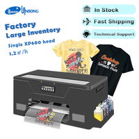 Impresora DTF Lansong Desktop Procolored Xp600 A3, Nueva Máquina Automática de Impresión por Transferencia de Camisetas con Secador Agitador para Pequeñas Empresas
