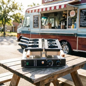 Máquina para Hacer Waffles con 3 Ranuras, Diseño Hello Kitty, para Waffles de Dibujos Animados, Conos de Helado - Equipo para Carritos Móviles de Postres para Pequeños Negocios y Cafés - Product Image 2