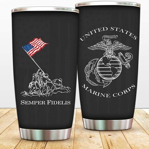 600ml Stainless Steel Vacuum Insulated Coffee Tumbler Lid <b>Straw</b> Double Wall Powder Coated Travel Mug Customizable Design 12-24 - Product Image 5
