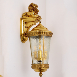 Tête Cuivre Applique <span class=keywords><strong>Grec</strong></span> Sculpture Lion Décoration Allée Couloir Lumière Belle Fresque Élégant Post Top Lanternes - Product Image 4