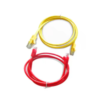 Cable Ethernet CAT7 de tamaño personalizado, cable de conexión de puente RJ45, Cables de comunicación conductores de cobre puro de 1m/2m/10M/15M