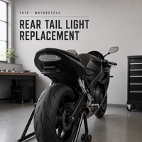 Feu arrière LED pour moto Z010 – Lampe de remplacement et de réparation pour éclairage de moto et accessoires de vélo