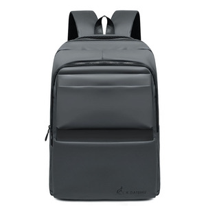 Cross-border <b>mens</b> black business leather-skin laptop bag, urban casual <b>backpack</b> <b>for</b> college students, large-capacity notebook - Product Image 6