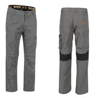 Pantalones de Trabajo Médicos para Paramédicos, Elásticos en 4 Direcciones, Resistentes al Agua y a las Manchas, con Membrana para Protección Contra Patógenos Sanguíneos en las Rodillas