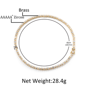 <span class=keywords><strong>Bracciale</strong></span> Tennis Geometrico <span class=keywords><strong>con</strong></span> Zirconia Cubica Taglio Smeraldo, Placcato Oro in Ottone, Gioielli da Matrimonio, Catena Tennis CZ - Product Image 6