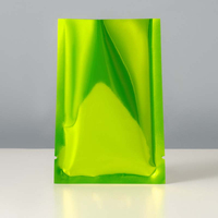 Poche aluminisée colorée imprimée sur mesure de papier d'aluminium masque plat poudre cosmétique 3 emballage de poche de joint latéral