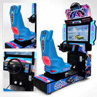 Machine d'arcade vidéo à monnayeur : simulateur de conduite et jeux de course automobile