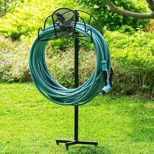 JH-Mech ODM Easy to Assemble Substantial Heavy Duty Rust-Resistance Detachable Rustproof Garden Hose Holder Stand