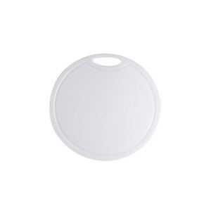 Planche à découper ronde en plastique de qualité alimentaire pour la cuisine, avec logo personnalisé, épaisseur fine, en HDPE - Product Image 4