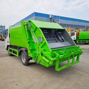 China Factory Price JAC 5CBM Hydraulic Municipal <b>Waste</b> Compactor Garbage Truck for Sale - Product Image 3