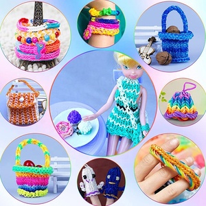 ชุดของเล่นทางการศึกษาสายรัดผ้าทอหลากสีสำหรับเด็ก DIY - Product Image 6