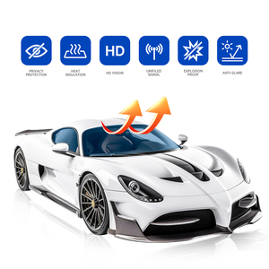 Độ Nét Cao Nano Cửa Sổ Gốm Nhuộm Phim 99% UV Bảo Vệ Màu Sắc Thay Đổi Tính Năng 10% 20% 30% 70% VLT Pet Cửa Sổ Xe - Product Image 3