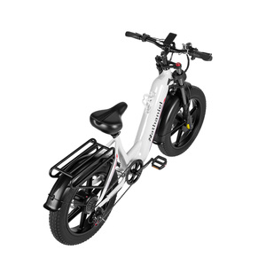 Bicicleta Eléctrica Deportiva de Montaña con Doble Motor, Neumáticos Gruesos 20*4, 7 Velocidades, Amortiguadores Dobles y Frenos Hidráulicos, Entrega en un Solo Lugar en la UE - Product Image 6