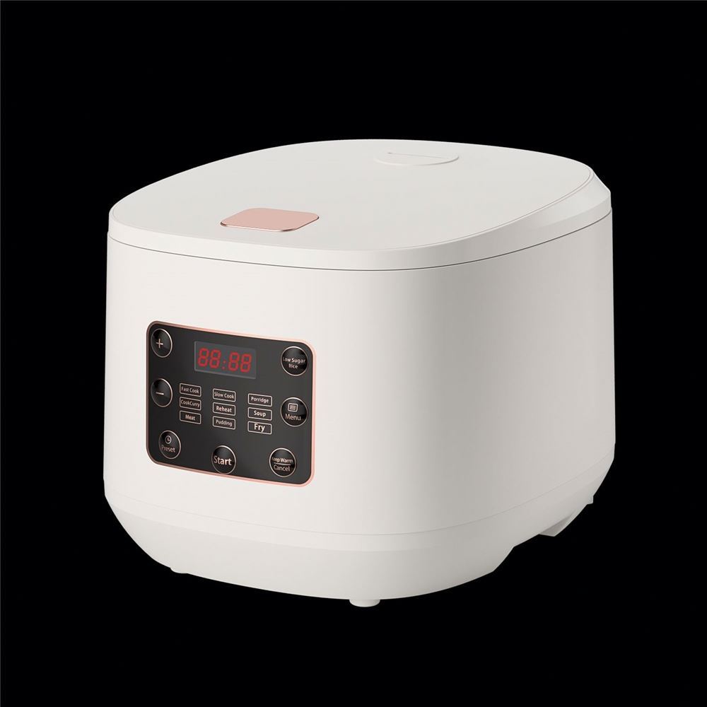 5L Digital Control Electric Rice Cooker with Paddle and Measuring Cup Household Use Accessory Pack Included