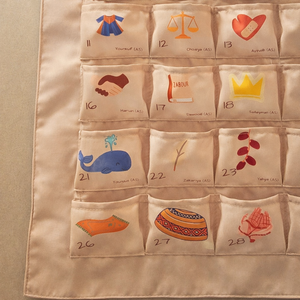 <span class=keywords><strong>Calendario</strong></span> de Adviento de Ramadán para Niños, de Lona Rellenable, con Bolsillos, Juguetes Musulmanes de Alta Calidad, Venta al Por Mayor 2026 - Product Image 4