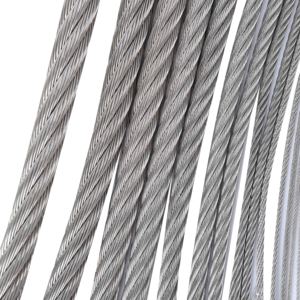 Fune metallica dell'acciaio inossidabile della linea dei vestiti di sollevamento della trazione per uso marino - Product Image 2