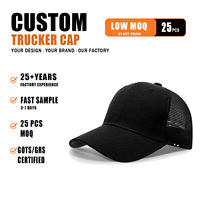 Cappelli Trucker in Cotone con Logo Personalizzato, Retro in Rete Traspirante, Regolabili, per Sport all'Aperto