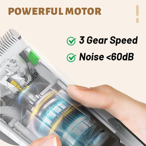 Cortadora <span class=keywords><strong>de</strong></span> Pelo Eléctrica Inalámbrica Portátil, Silenciosa e Indolora, con Cuchillas <span class=keywords><strong>de</strong></span> Cerámica para Perros y Gatos, Personalizada por el Fabricante OEM - Product Image 4